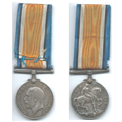 British War Medal 1914-20 - Pte. T Holt